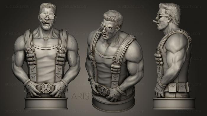 Busts and bas-reliefs of famous people (BUSTC_0158) 3D model for CNC machine